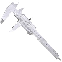 Messschieber 150mm – Edelstahl, 0,02mm Genauigkeit, Doppelskala, Feststellschraube, Für Außen- Innen- Tiefen- & Stufenmessung