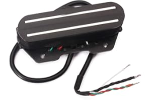 Alnicov Dual Hot Rail Humbucker Pickup Single Coil Przetwornik do gitary elektrycznej TL Strat Squier Tele, czarny