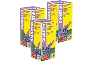 EKOMED Diabetin PhytoConcentrate Drops Pack of 3-21 Day Course - Natural Plant Extracts - Blood Sugar Reduction - Cholesterol Control