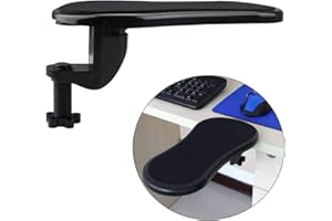 Funhoo Repose-Bras Réglable, Repose-Coude Agréable Tapis de Souris pour Soutenir le Bras et le Poignet, Support Ergonomique d'Ordinateur pour la Maison, le Bureau