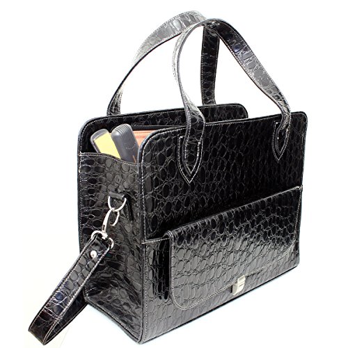 Hairdressing Designer Hand Bag Leather Look Mobile Hairdresser, Scissor Session Bag