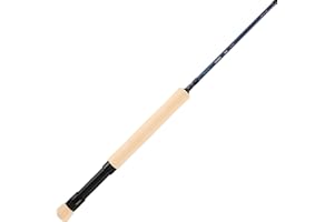 Shakespeare Cedar Canyon Elite Canne à pêche à la mouche – Construction en fibre de carbone de qualité supérieure, canne à pêche à la mouche à action moyenne-rapide pour lancer de précision, 4 pièces,