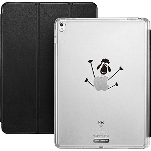 iPad Pro 9.7 Hülle, ESR® Auto aufwachen/Schlaf Funktion Ledertasche mit Durchschaubar Rückseite Abdeckung mit Muster Schutzhülle für iPad Pro 9.7 (Regenbogen)
