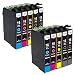 Produktbild LxTek Kompatibel Ersatz für Epson 16XL Druckerpatronen für Epson Workforce WF-2010W WF-2510WF WF-2520NF WF-2530WF WF-2540W WF-2630WF WF-2650DWF WF-2660DWF WF-2750DWF WF-2760DWF (10 Pack)
