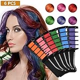 No tóxico y lavable: Crayones para el cabello Los niños hechos de material no tóxico, no alergénico y soluble en agua no dañarán su cabello ni su piel. Se puede lavar con agua regular y champú.