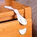Tinksky 10pcs Baby Adhesive Safety Locks Latches Door Cupboard Cabinet Fridge Drawer Locks (White)
