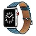 Produktbild Armband für Apple Watch 38mm,PU Leder Ersatzband mit Edelstahl Gürtelschnalle Leder Uhrenarmband für Apple Watch 38mm Series 1/2/3 (Q) (14)