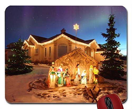 Preisvergleich Produktbild Outdoor Weihnachtskrippe Tapete Maus Pad Computer Mauspad