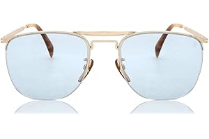 David Beckham DBE Db 1001/s J5G/QZ Gold Sunglasses Unisex Metall, Standard, 55 Men's