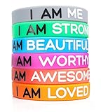 ✅ BLEIB INSPIRIERT - Bleib dran an deinen Zielen, diese inspirierenden Armbänder sind perfekt für den alltäglichen Gebrauch, bei der Arbeit, beim Fitnesstraining, während eines Wettbewerbs; für Männer und Frauen, Schüler, jeden, der Ermutigung braucht