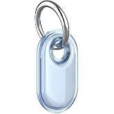 Rongep [Transparent-Keychain] Samsung Galaxy SmartTag 2 ile Uyumlu Kılıf Hafif ve Şeffaf Tasarım Smart Tag 2 Kilif Sinyal Kay