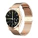 Produktbild DIGGRO DI03 - Smartwatch mit Herzfrequenz Sensor ( Bluetooth Telefon, Silikagel Armband, IP67 Wasserdicht, Staubdicht, 1,15 cm ultra dünn, Pulsmesser, Aktivitätstracker, Schrittzähler, Kalorienzähler, Schlafanalyse, sesshafte Erinnerung, Anti-verloren für IOS Android) (Gold)