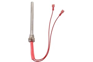 Hasaller 300 W 10 mm de diámetro 150 mm de largo estufa de pellets encendedor, acero inoxidable 230 V elemento calefactor Rod reemplazo