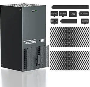 New World Dust Proof Kit For Xbox Series X Dust Plugs Dust Filter Kit Compatible with Xbox Series X Console