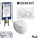 Produktbild Geberit Duofix UP 320 ECK Vorwandelement mit Sigma01 WEISS, Keramag ICON , rimfree, Spülrandlos, Tiefspül-WC, inkl. Sitz ,Keratect Beschichtung