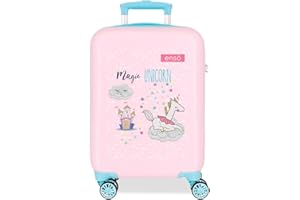 Enso Magic Unicorn Maleta de Cabina Rosa 33x50x20 cms Rígido 2 kgs Cierre de combinación Lateral ABS 2 kgs 33L Equipaje de Mano