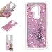 Produktbild Everainy LG G7 ThinQ/LG G7+ Hülle Silikon Transparent Spiegel 3D Flüssigkeit Glitzer Wasser Durchsichtig Stoßstange Gummi Cover LG G7 ThinQ/LG G7+ Stoßfest Hüllen Handyhülle Schutzhülle (Rosa)