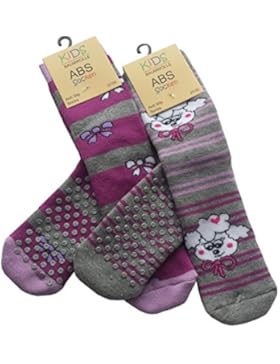 4 Paar Kinder Söckchen Vollfrottee mit ABS-Antirutschsohle von Yenita®