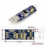 3 power mode : 5V output, 3.3V output, or powered by target board (3.3V to 5V)