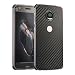 Produktbild Moto Z2 Play Hülle,Grandcaser Aluminum Bumper + Carbon Fiber Acrylic Back Cover [2 in 1] Anti-Kratzer Stoßfest Hybride Schutzhülle für Motorola Moto Z2 Play-Schwarz
