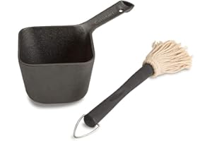 Cuisinart CBP-300 Gusseisen-Bratentopf und Pinsel