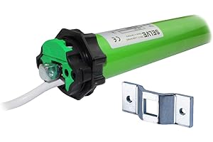 SMAROTECH - MADE IN GERMANY smarotech® Rollladen-Nachrüstset: Universal-Rohrmotor Selve SP2/20 inkl. Einbruchschutz durch patentierte SecuBlock, 4-Kant-Lager, Anschlusskabel und SW 60 Adapter. (SP 2/20 ohne SecuBlock)