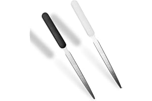 ZOLUNU Letter Opener, Lightweight Open Letter Knife Artistic Envelope Opener Humanized Grip for Home Office School - 2 Pack