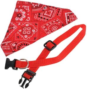 COLLIER LAISSE FOULARD BANDANA POUR CHIEN CHAT ANIMAL ...