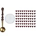 Price comparison product image Vktech 1 Set Heart Shape Sealing Wax Bead with Mini Spoon Candle Pack (Wine Red)