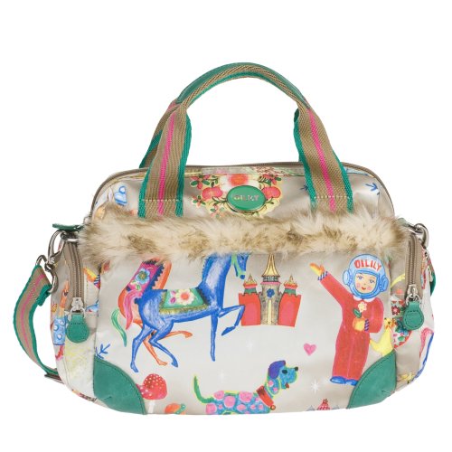 Oilily Russian Tale Handbag Khaki