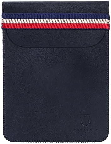 PROTECLE Slim Sleeve Case for Kindle eReader– mLeather Kindle Pouch Case Elastic Band Closure(Black)