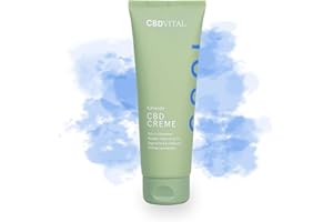 ‎CBDVITAL BY VITRASAN Kühlende CBD Hanf-Creme mit Soforteffekt | Hochdosierte Hanfcreme bei Muskelschmerzen mit 500 mg Cannabidiol | 100% veganes Cannabis-Aktiv-Gel