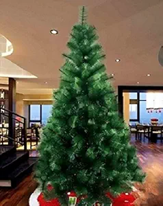 Aaryash good deals creations Artificial Pine Needle Christmas Tree And Lights And Decoration (Green)