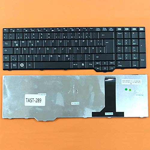 Preisvergleich Produktbild kompatibel für Fujitsu Siemens Amilo Li3910 DEUTSCHE - Schwarz Tastatur Keyboard