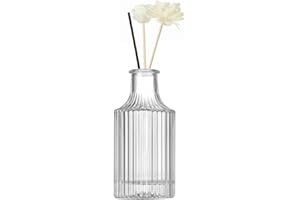 VASANA 250ML Klarglas Diffuser Flaschen Leere Nachfüllbare Diffuser Gläser Duft Zubehör Verwendung für die Lagerung ätherischer Öle DIY Diffuser Craft Projekte Hochzeit Party