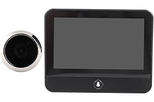 Digital Door Viewer, 1080P LCD HD Screen, Intelligent Peephole Camera with 120° Wide Angle App Monitoring, Intelligent Video Camera, Visual Home Doorbell for TUYA