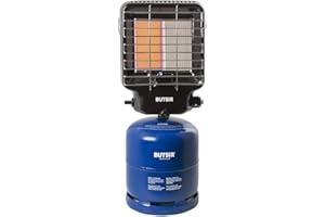 Estufa de pantalla mod. BARRACHINA para botella BUTSIR Azul con asa incorporada