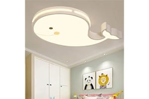 ‎AOEH AOEH LED Deckenleuchte 60CM Raumbeleuchtung Delphinform Deckenlampe Junge Mädchen Baby Kinder Decke Licht Innenbeleuchtung Aufhängung Kinderzimmer Schlafzimmer Lampe Raumleuchten Kronleuchter,White