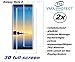 Produktbild 2 Stück Samsung Galaxy Note 8 3D curved full screen Schutzfolie Displayschutzfolie aus extrem belastbarem und anpassungsfähigem Material (deckt die Displayrundung vollständig ab inkl.deutscher Anleitung) Screen Protector Displayschutz von VMA-Protect