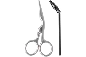 PARSA Beauty Nożyczki do brwi z zestawem szpuli