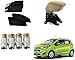 Auto Pearl Premium Quality Car Accessories Combo of Premium Quality Zipper Magnetic Sun Shades Car Curtain. & Car Tyre Air Alert Valve Cap Set of 4 Pcs. & Premium Quality Car Armrest Console Box Beige. For Chevrolet Beat Type-2 RS.2089.00
