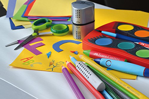 Faber-Castell 125029 – Farbkasten Connector mit 24 Farben, inklusive Clic and Go Pinsel, Größe 4 - 2