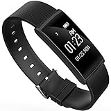 Touch Screen Smartuhr,Fitness Fitness Tracker,wasserdicht Sport Fitness Armband Uhr mit Step Track Sleep Monitor Aktivität Tracker Pedometer Kalorienzähler Fitness Armband für iPhone Android Handys