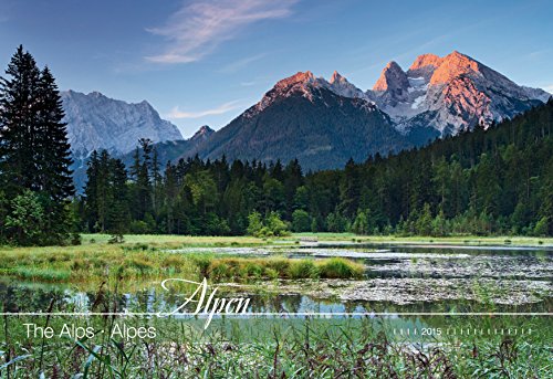 Alpen 2015 - The Alps - Bildkalender quer (50 x 34) - Landschaftskalender