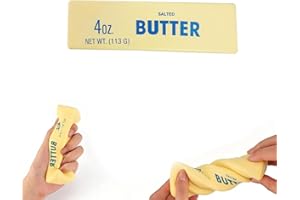 Giant Butter Squishies: Jumbo Butter Squishy Fidget Toys, Soft Butter Squishies Stress Relief Blocks, Slow Rebound Cute Butter Press Balls for Decompression, Anxiety and Relaxation