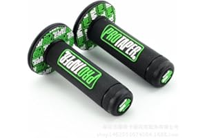 DECORDWELL Poignée de Moto,Poignées de Moto en Silicone,22MM/24MM Poignée Guidon Moto,Poignées de Moto en Caoutchouc Antidérapantes,Poignées De Frein en Caoutchouc,Étanche et Durable