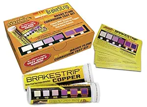 Phoenix Systems (3006-B) Brake Fluid Test Strip Kit, 100 Test Strips and 100 Rating Cards, BrakeStrip, FASCAR