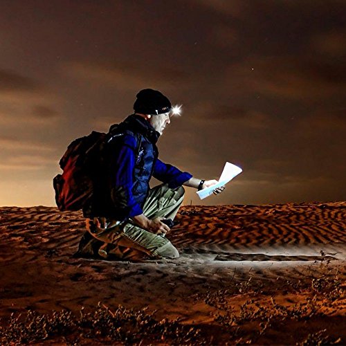 Superhelle Stirnlampe 3 Lichtmodi Zoomierbare Batteriebetriebene Kopflampe Headlamp für Jagen Wandern Camping Joggen Radfahren und Outdoor Sport - 2