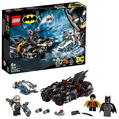 LEGO® - Mr. Freeze Contre Le Batcycle DC Comics Super Heroes Batman Jeux de Construction, 76118, Multicolore