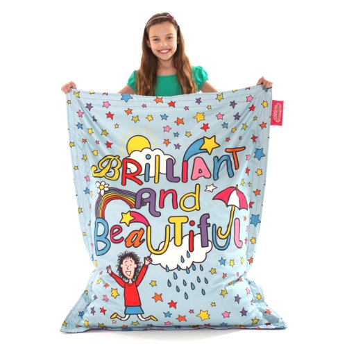 Official Jacqueline Wilson Kids Bean Bag - Brilliant and Beautiful Tracy Beaker Bean Bags - Kids Baz Bag®